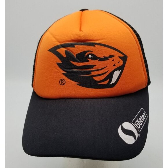 Oregon State University OSU Beavers NCAA Womens Mesh Trucker Style Snapback Hat - Picture 3 of 7